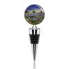 Zinc Alloy Texas Bluebonnets Scenery Wine Stopper Sealing Wine Bottle Stopper Reusable Beverage Preserver Decorations Wine Cork Plug for Party Holiday Wedding Camping Bar view 1