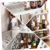 BESPORTBLE Double-layer Kitchenware Storage Rack Beige with Multiple Partitions for Seasoning and Utensils Space-saving Pantry Shelf Organizer Easy to Disassemble and Rearrange view 3