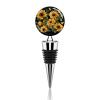 Zinc Alloy Sunflower Wine Stopper Sealing Wine Bottle Stopper Reusable Beverage Preserver Decorations Wine Cork Plug for Party Holiday Wedding Camping Bar view 1