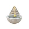 Desktop Fountain Glass Small Fountain Desktop Running Water Landscape Luminous Ornaments Ceramic Decoration for Office, Living Room, or Bedroom view 1