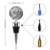 Zinc Alloy White Dragon Style Wine Stopper Sealing Wine Bottle Stopper Reusable Beverage Preserver Decorations Wine Cork Plug for Party Holiday Wedding Camping Bar view 2