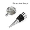 Zinc Alloy White Dragon Style Wine Stopper Sealing Wine Bottle Stopper Reusable Beverage Preserver Decorations Wine Cork Plug for Party Holiday Wedding Camping Bar view 4