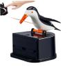 Hbbgdiy Toothpick Holder Dispenser, Smart Push Bird Toothpick Dispenser, Easy to Take Out Automatic Tooth Picks Holder for Restaurants, Cafeteria and Home view 2