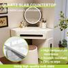 Vyntyra Makeup Vanity Desk with Drawers,Modern Ample Storage Dressing Table,Wider TabletopSide Cabinetfor Bedrooms & Dressing Rooms(60) view 3