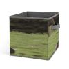 Hi Bear Sit on The Lawn Storage Box Simple Style Storage Cubes Folding Closet Organizers Fabric Boxs with Double Handles for Organization Pantry Closet Shelves Offices view 1