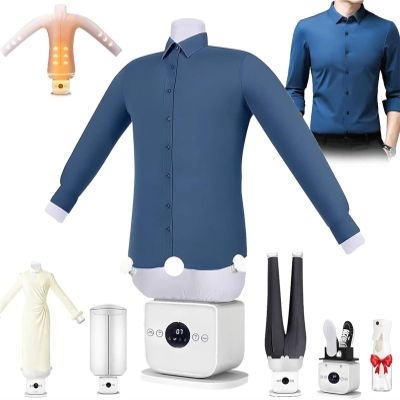 Automatic Ironing Machine,Upgraded Touched,Built in Aromatherapy Tank,Quick Wrinkle Remover&Ironed Dry,360 Without Spots Drying(Optiond)