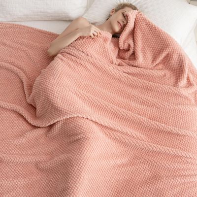 Manta de forro Polar Morado de 300 g/m, tamao King, para sof cama, 228 x 264 cm, Suave y acogedora, Ligera y afelpada, para Mujer.