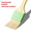 3 Pack Professional Pastry Brush Set Baking Brush Pastry Utensil Baking Accessory PP Material Gift for Cooking Lover view 3