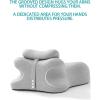 27 Ergonomic Wedge Design, Intimacy Pillow, Memory Foam Contoured Support for Waist and Neck, Ideal for Deep Position Support and Deeper Connection, for All Postures (Light Gray) view 3
