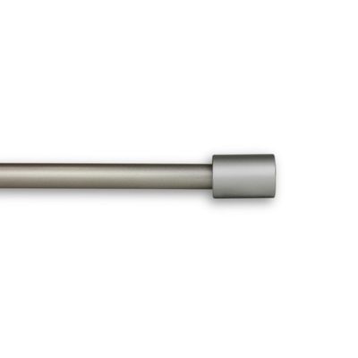 Casafoyer Bertha Curtain Rod 5/8 inch 48-84 Inch - Satin Nickel