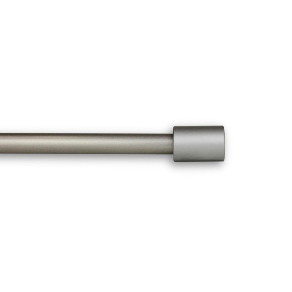 Casafoyer Bertha Curtain Rod 5/8 inch 48-84 Inch - Satin Nickel