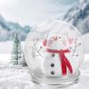 MUELODSIC 20pcs Clear Plastic Snow Globes DIY Water Globes for Candy Storage Multi-use Fillable Balls with Screw Caps Lightweight and Decorative Treat Boxes for Christmas and Home Display view 4