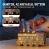 Train-Shaped Humidifier with Essential Oil Diffuser300ml Large Capacity, Ultrasonic Dual Mist Output, LED Night Light, Remote Control, Automatic Shutdown, Ultra-Quiet Operation,for Bedrooms(Black) view 4