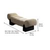Tznyqveb Solid Wood Shoe Changing Stool, Minimalism Styling Upholstered Ottoman, Modern Luxurious Velvet Shoe Bench for Entryway, Bedroom(120cm/47.2in) view 2