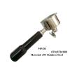 54mm Coffee Portafilter Dual Spout Espresso Handle Filter BasketCompatible For BrevilleBES870/878/880 Series(ABS handle) view 2