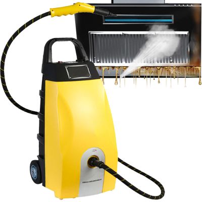 Steam Cleaners, Heated Carpet Extractor, 9 Versatile Brush Heads for Home Furnishings, Range Hoods, Grout Lines and Vehicle Detailing, Multi-Purpose Steam Cleaner