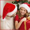 arzgul Soft Plush Santa Hats Classical Design Christmas Cap For Adult Kids Indoor Outdoor Holiday Party Gathering Headpiece(Short plush hat adul,6) view 4