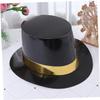Garneck 4pcs Black and Gold Party Tops Hats for Year Celebration Lightweight and Reusable Holiday Headwear Comfortable Fit for Adults and Creative Festive Accessories view 4