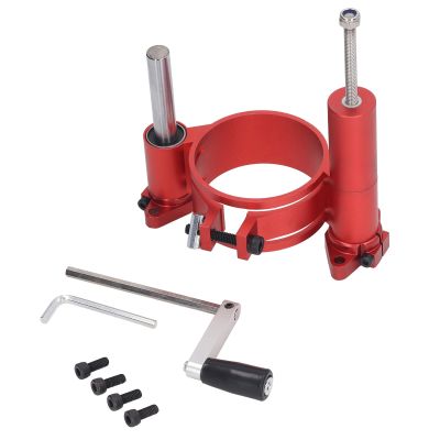 Router Lift Base Woodworking Lifting Table Base Maximum 47mm Aluminum Alloy Stainless Steel Hand Crank System for DIY Router Workbench Precision Woodworking
