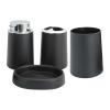Bathroom Accesories Set Bath Set Bathroom Toothbrush Cup Soap Dispenser Accessories House Decor Aesthetic(Black) view 1