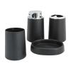 Bathroom Accesories Set Bath Set Bathroom Toothbrush Cup Soap Dispenser Accessories House Decor Aesthetic(Black) view 3