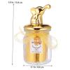 MUELODSIC Golden Plated Animal Ceramic Candy Jar Wedding Candy Storage Box Glass Decorative Favor Container for Home Party Dessert Display view 2