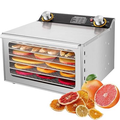 Electric Food Dehydrator Commercial Freeze Dryer with Timer Temperature Control Stainless Steel Fruit Dryer for Jerky Beef Herbs Vegetables Dog Treats