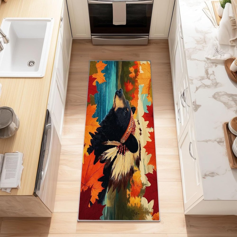 2ft8inx30ft Non Slip Hallway Runner Rug with Rubber Backing Soft Fuzzy Washable Low-Pile Carpet, Non-Shedding Stain Resistant Kitchen Mat for Laundry Living Room