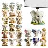 Elephant Family Christmas Countdown Calendar 2025, 24-Day Advent Calendar with Acrylic Names, 26x18x3cm Holiday Decoration for Trees and Windows, Cartoon and Modern Styles (Modern) view 3