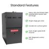 Goodman 60,000 BTU 80% AFUE Single Stage Gas Furnace  Downflow/Horizontal Application | 14" Wide Compact Design | GD9S800603AN with LP Kit| 1200 CFM view 4