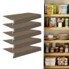 5 Pcs Wire Shelf Covers for Pantry Kitchen Closet Bathroom Office, Moisture-Resistant & Removable, 0.3 Inch Thick PVC Shelf Covers for Wire Shelving view 1
