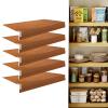 5 Pcs Wire Shelf Covers for Pantry Kitchen Closet Bathroom Office, Moisture-Resistant & Removable, 0.3 Inch Thick PVC Shelf Covers for Wire Shelving view 1