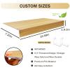 5 Pcs Wire Shelf Covers for Pantry Kitchen Closet Bathroom Office, Moisture-Resistant & Removable, 0.3 Inch Thick PVC Shelf Covers for Wire Shelving view 2