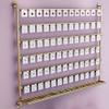 Jewelry Organizer Wall Mounted, Earring Holder with Hooks, Metal Display Rack for Necklaces, Keyring Shelf Storage Stand for Retail Use view 1