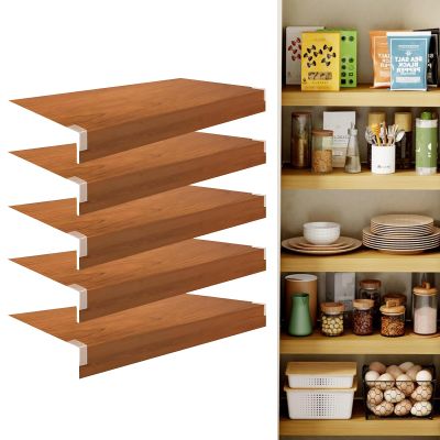 5 Pcs Wire Shelf Covers for Pantry Kitchen Closet Bathroom Office, Moisture-Resistant & Removable, 0.3 Inch Thick PVC Shelf Covers for Wire Shelving
