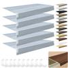 5 Pack Wire Shelf Covers, Wire Rack Covers for Pantry Durable PVC Shelf Shelving 0.31in Thick, Moisture-Resistant Shelves Cover for Store Pantry Kitchen Removable Closet, #035, 21x12x3 in view 1