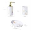 Bathroom Accesories Set Bathroom Accessory Set Ceramic 4 Pieces Washing Creative Sanitary Amenities Bath House Decor Aesthetic view 2