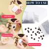 100 Pcs Disposable Tea Bags for Loose Leaf Tea, Disposable Tea-Filter Bag Fillable Empty Loose-Tea Sachet Bag Spice Bags for Cooking 2.36 x 3.15 Inch view 3