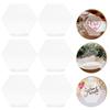 10 Sets Place Cards Hexagonal Acrylic for Weddings and Business view 3