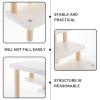 ARTSEWPLY White 3 Tier Wooden Figurine Display Stand for Desktop Storage view 3