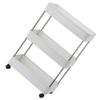 COHEALI Kitchen Storage Shelf Rolling Organizer Multi-Purpose Storage Rack 3 Wide Tiers and Smooth Wheels for Bathroom and Kitchen Floor Use view 1