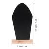 TIDTALEO 4Pcs Coffin Letter Boards Double-Sided Tombstone Shaped Blackboards with Base Easter Message Signs Decorative Chalkboard Set for Home Dcor view 2
