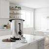 100 Cup Stainless Steel Coffee Urn, 14L/3.7Gal Electric Coffee Maker with Removable Filter, Fast Brewing, Auto Keep-Warm, Hot Beverage Dispenser Ideal for Parties, Catering, and Large Gatherings view 1