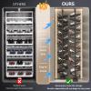 4-15 Tier Cabinet Pull Out Shoe Rack, Adjustable Vertical Shoe Organizer for Closet and Wardrobe Cabinet, Heavy Duty Slide Out Shoe Storage System, Under Stairs Storage, Fits Depth 17.7"-34.3" view 4