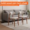 APCHJOJ Wooden Dining Chair Set, Modern upholstered Kitchen Side Chairs, Farmhouse-Style Dining Chairs, with footrests, Suitable for Kitchens and Dining Rooms B 6 Packs view 2