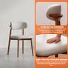 APCHJOJ Wooden Dining Chair Set, Modern upholstered Kitchen Side Chairs, Farmhouse-Style Dining Chairs, with footrests, Suitable for Kitchens and Dining Rooms B 6 Packs view 4