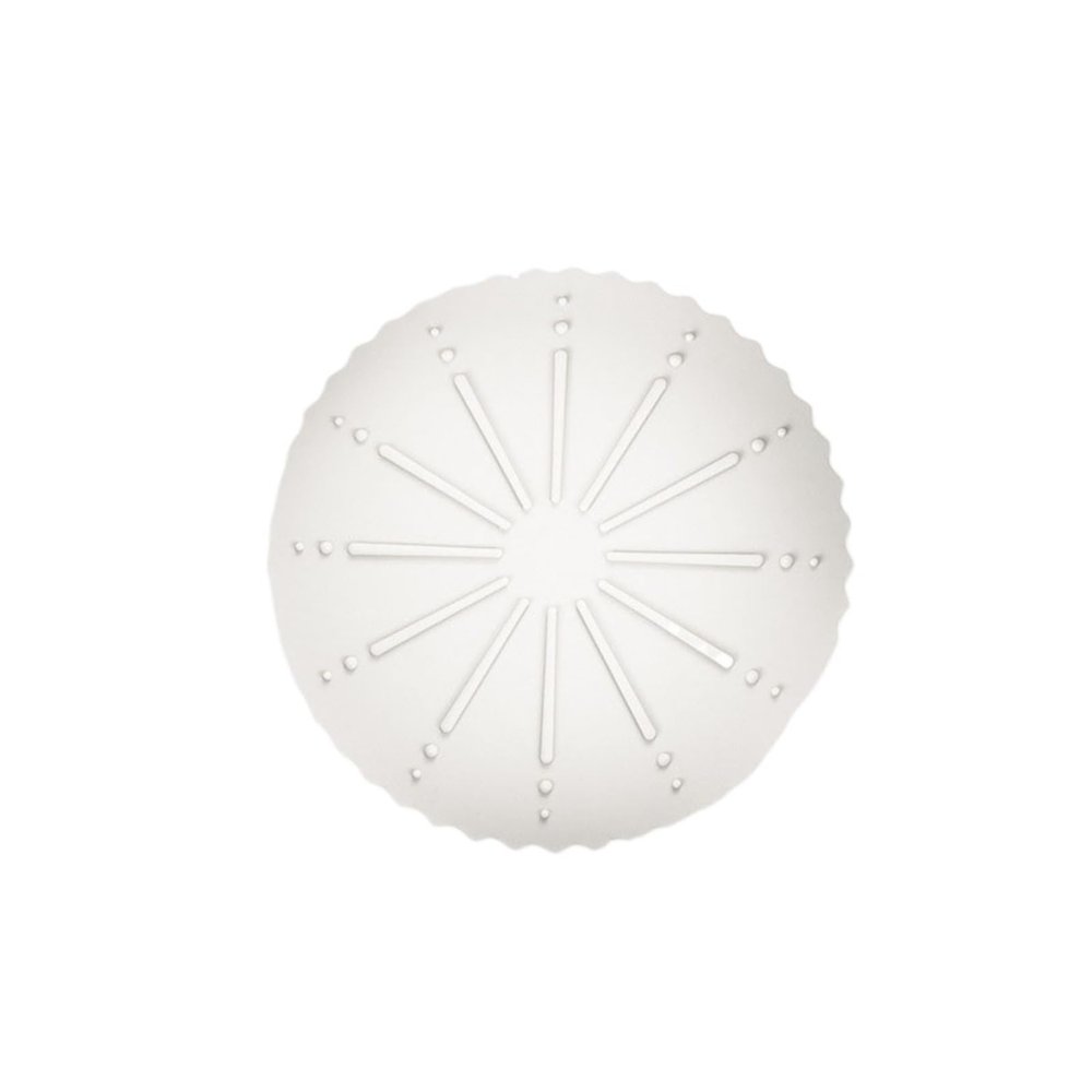 17/20cm Air Fryers Oven Baking Tray Reusable Silicone Non-Stick Round Pan Microwave Pads Airfryer Liner Cake Mold(White Size L-20CM)