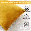 1 MIDDLE ONE 2 Pack Small Pillow, Memory Foam Mini Pillow 11 X 7 Inches for Travel, Sleeping, Nap and Neck, Knee, Lumbar Support, Tiny Cushion for Pet, Dogs (Golden Yellow) view 4