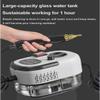 Handheld Steam Cleaner 1200ML Household Compact Kitchen Steam Cleaning Machine 6-Speed Adjustment Multi-Function Nozzle for Cleaning Floor, Upholstery, Grout and Car (White) view 2