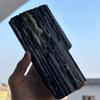 ROUPWKWO 1pc 400-500g Big Size high Black Tourmaline Stone raw for Home Decor view 2